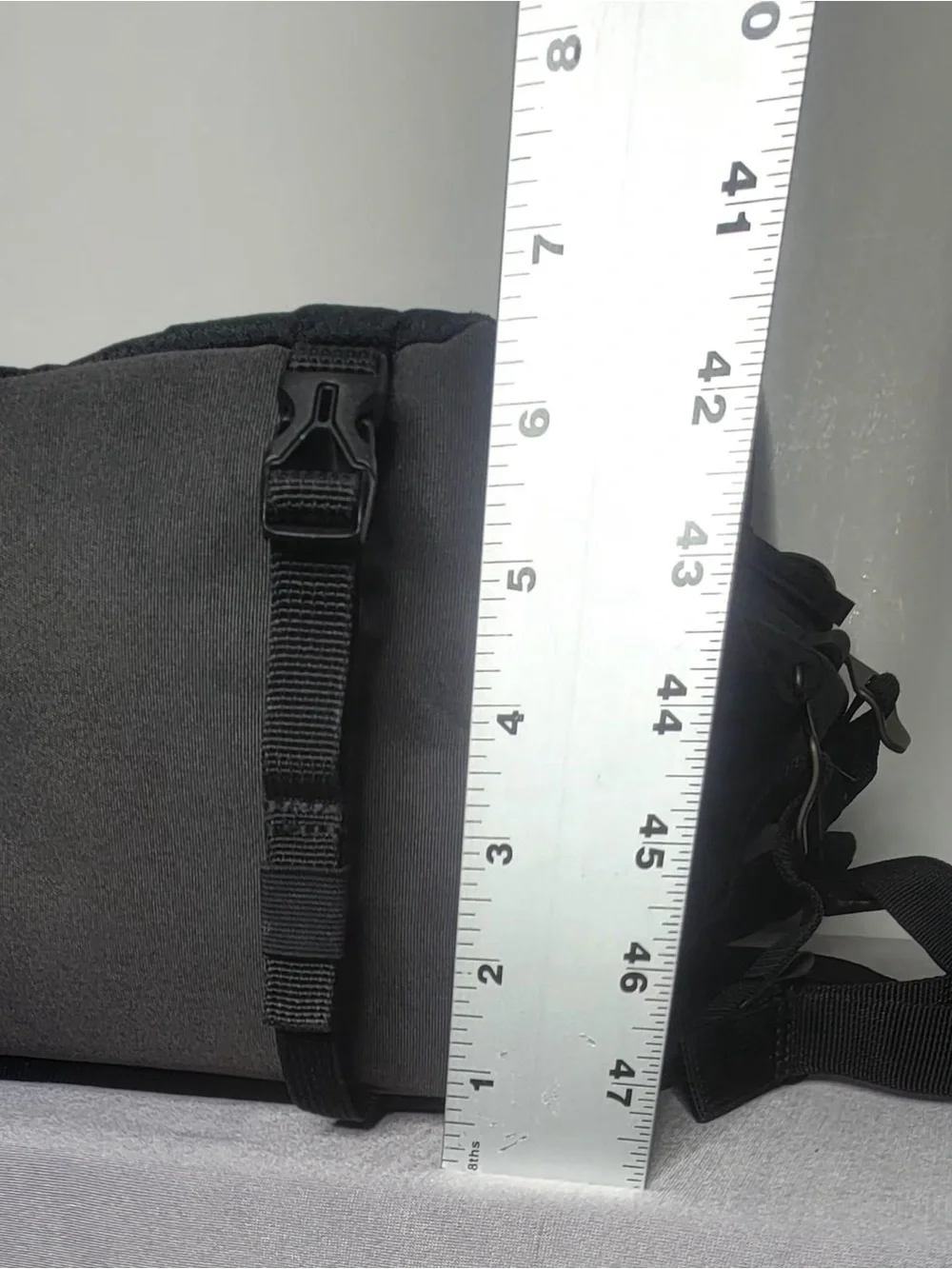 Victorinox Black Quilted Front Backpack with Compression Straps